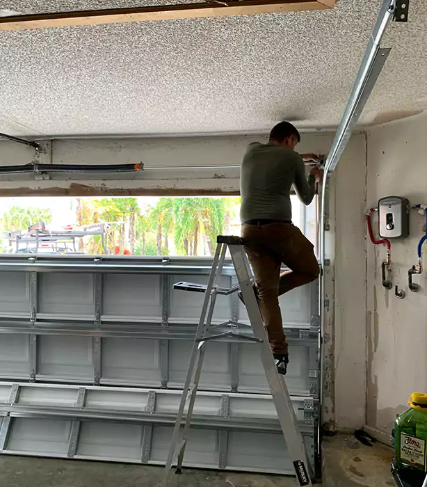 Garage Door Hinge Replacement in Wilton Manors, FL