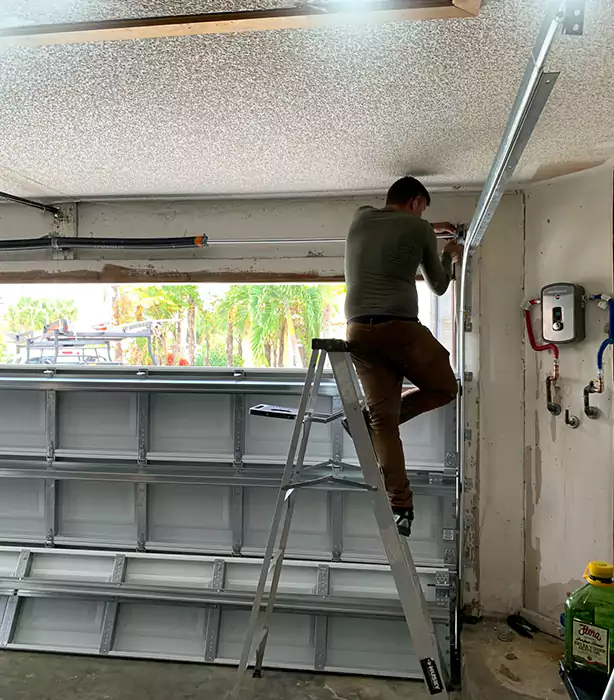 Garage Door Track Replacement in Wilton Manors, FL