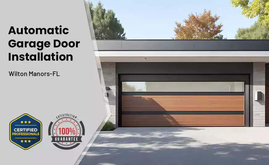 Automatic Garage Door Installation  Wilton Manors-FL 