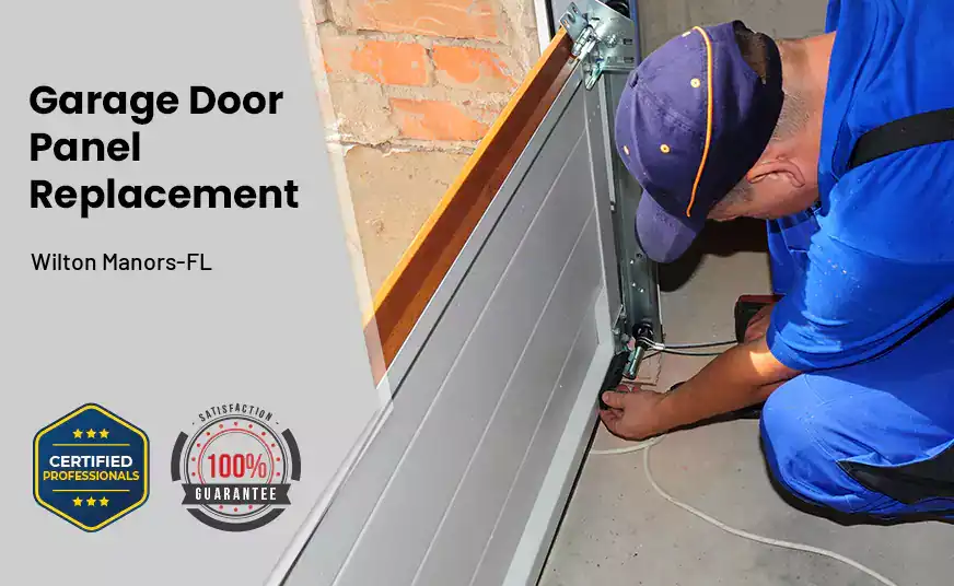 Garage Door Panel Replacement Wilton Manors-FL 