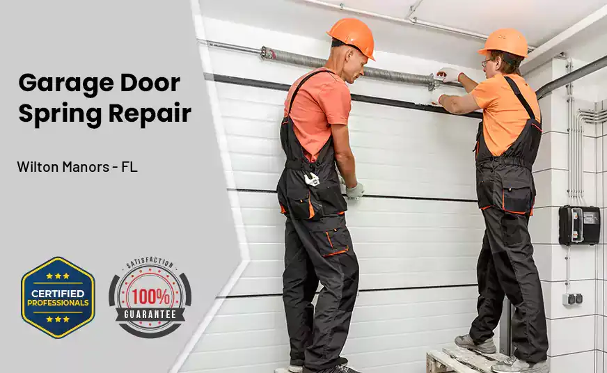 Garage Door Spring Repair Wilton Manors - FL 
