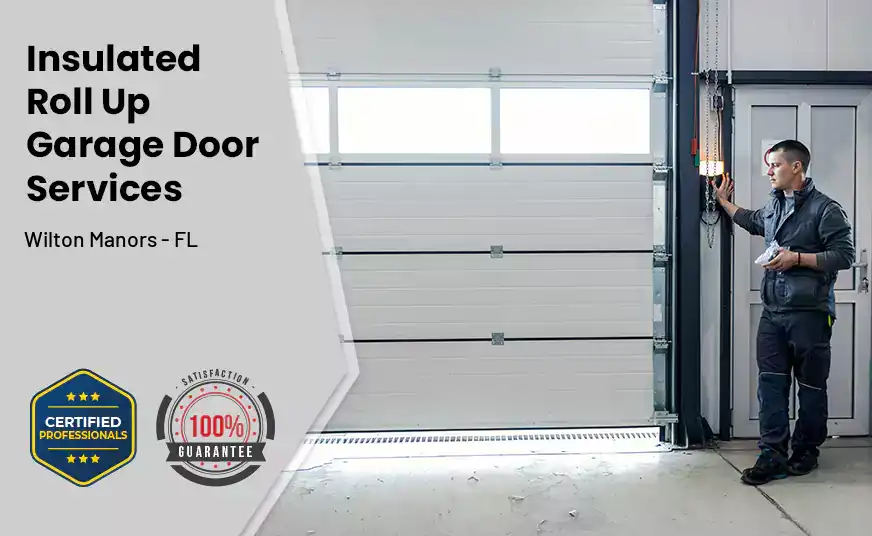 Insulated Roll Up Garage Door Wilton Manors - FL 